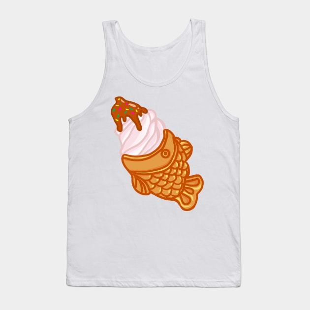 chocolate sprinkles Taiyaki Tank Top by ichigobunny